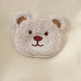 thumbnail image 7 of mgoYE Baby Boy Romper Size 6-9 Months Newborn Baby Cotton Onesie with Hat, Cute Bear Patched Casual Short Sleeve Bodysuit, Toddler & Infant Boy's Girl's Comfortable Clothing White, 7 of 7