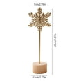 thumbnail image 2 of DAMAI Luxury Nordic Metal Ginkgo & Palm Leaf Sculptures, Leaves Ornaments Modern Creative Home Décor Accents Statue for Office, Room, Bookshelf, Home Decor, 2 of 6