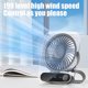 thumbnail image 5 of Ventilador portátil de pared o de pie, recargable por USB, con múltiples velocidades, ideal para viajes, hogar, oficina y dormitorio., 5 of 7