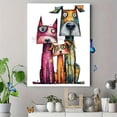 thumbnail image 4 of QISVANSET Whimsical Animals Canvas Wall Art 15.75x11.81 Inches, 4 of 5