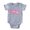 Heather Grey, variant on CafePress - Ant Pink - Cute Infant Baby Football Bodysuit