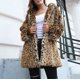 thumbnail image 1 of Puntoco, chaqueta para mujer, abrigo cálido de piel sintética para mujer, chaqueta de invierno con cuello vuelto de leopardo, prendas de vestir exteriores, liquidación de Navidad Puntoco Puntoco-1054, 1 of 9