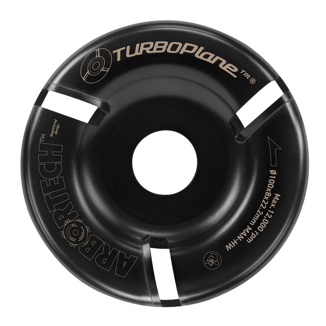 Disco para carpintería Arbortech TURBOPlane de carburo de 4 pulgadas