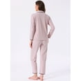 thumbnail image 4 of DARING DIVA Pajamas Set Winter Fleece Warm Long Sleeve Sleepwear XS Pink, 4 of 7