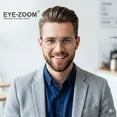 thumbnail image 6 of EYE ZOOM 3 Pack Metal Frame Aviator Style Reading Glasses with Spring Hinge (Gunmetal, Strength: +2.25), 6 of 7