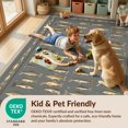 thumbnail image 4 of Design&I 8'x10' Washable Area Rug Snag-Free Bass Wildlife Collage Lake Lure Border Trophy Hunting Fishing Flowing Dynamic for Dining Room, Large Office, Lounge, 4 of 7
