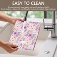 thumbnail image 4 of Placemat, Pioneer Flower Floral Print Pattern Place Mats Table Mat Set Of 2, PVC Washable Placemats for Party Kitchen Dining Decoration, 18x12 Inch, Fade Resistant, 4 of 6