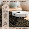thumbnail image 6 of Design&I 9'x12' Washable Area Rug Snag-Free Snake Sofa Vintage Gothic Boho Motif Ornate Bird Scroll Bamboo Flowing Dynamic for Dining Room, Basement, Large Office, 6 of 7