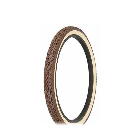 Bike Tire 24 x 2.125 Brown/Cream Side Wall HF-133.