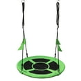 thumbnail image 2 of 39.4'' Children Tree Swing 661 lb Weight Capacity Durable Steel Frame Waterproof Adjustable Playground Swing Set Ropes Bonus Flag Set and 2 Carabiners, 2 of 7