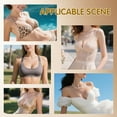 thumbnail image 3 of Waxgamo Double Sided Sticky Bra Inserts – 2PC Reusable Ultra Push Up Lift Self Adhesive Bra Pads with 10 Nipple Covers , Strapless Invisible Breast Inserts for Bikini, Swimsuit, 3 of 7