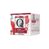 Q Mixers Cranberry-Pomegranate Spritz, Ideal for Cocktails & Mocktails - Made with Real Ingredients, Perfectly Carbonated & Less Sweet - 40 Calories per Can - 7.5oz Fl oz Cans (Pack of 4)