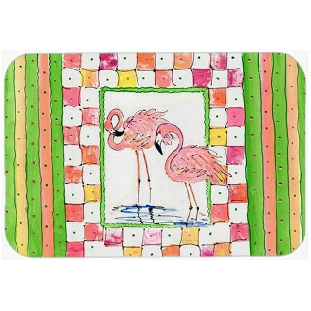 Carolines Treasures 8077-JCMT 36 x 24 in. Flamingo Kitchen Or Bath Mat