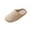 Khaki, variant on Women's Memory Foam Slippers Comfort Cotton-blend Closed Toe House Shoes Cozy Winter Slippers with Textured Knit Upper