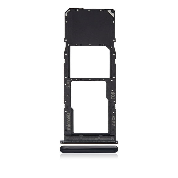 Replacement Single Sim Card Tray Compatible For Samsung Galaxy A13 (A135 / 2022) (Black)