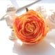 thumbnail image 1 of Flores de seda artificial, Decoración de brotes de rosa falsos DIY, Naranja, 1 of 3