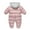 Pink, variant on Fesfesfes Baby Kids Winter Hooded Romper Infant Outfits Set Snowsuit Athletic Bomb Style Jumpsuit Outfits Under 10$