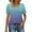 Purple, variant on ZQGJB Womens Summer Ombre Tops Loose Fit Square Neck Dressy Casual Ruffle Trim Sleeve Cute T Shirts Trendy 2025 Outfit Clothes Blue XL