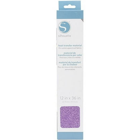 Silhouette Glitter Heat Transfer Material, 12" x 26"