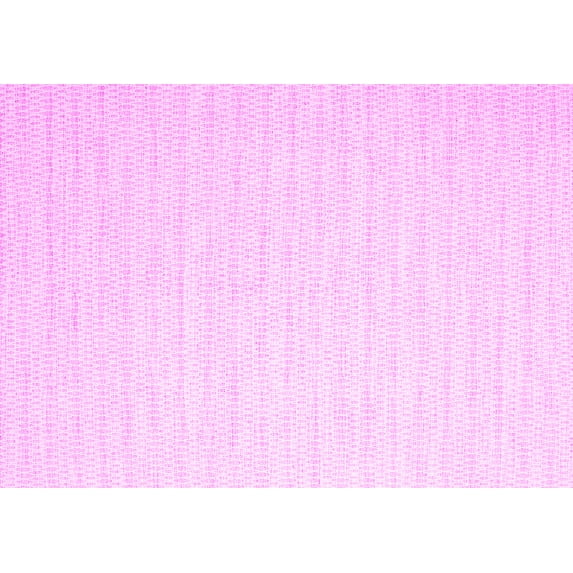 Ahgly Company Indoor Rectangle Solid Pink Modern Area Rugs, 5' x 8'