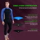thumbnail image 5 of Traje de neopreno de 3 mm para hombres Traje de buceo de cuerpo completo con cremallera en la espalda para bucear Surf Buceo Natación, 5 of 7