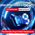 thumbnail image 2 of Matsuzay Mini Single Bluetooth Earbud 5.3 Wireless Headset for Smart Phone  Cables de audio/vídeo Color de piel, 2 of 5