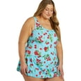 thumbnail image 5 of Sporti Plus Size Summer Picnic Swim Dress, Scoop Neck, Seamless (Women's Plus), 5 of 10
