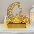 thumbnail image 4 of Adorno De Luz Nocturna Ramadan Decor Lightings Moon Star Creative Chic Nightlights para Eid Al Fitr (A), 4 of 6