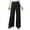 Black, variant on vigerkar Women's Wide Leg Jeans Stretchy Mid Rise Elastic Waist Jeans Baggy Loose Denim Pants with Pockets Trendy Casual Black, S