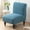 Blue, variant on XmhyTop-A Armless Chair Slipcovers Stretch Jacquard Single Sofa Slipcover, Armless Chair Furniture Protector Cover Removable (Blue)