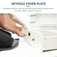 thumbnail image 4 of Miangastore 20pcs Oval Decorative Keyhole Cover Keyhole Plate for Dresser Drawer, 4 of 8