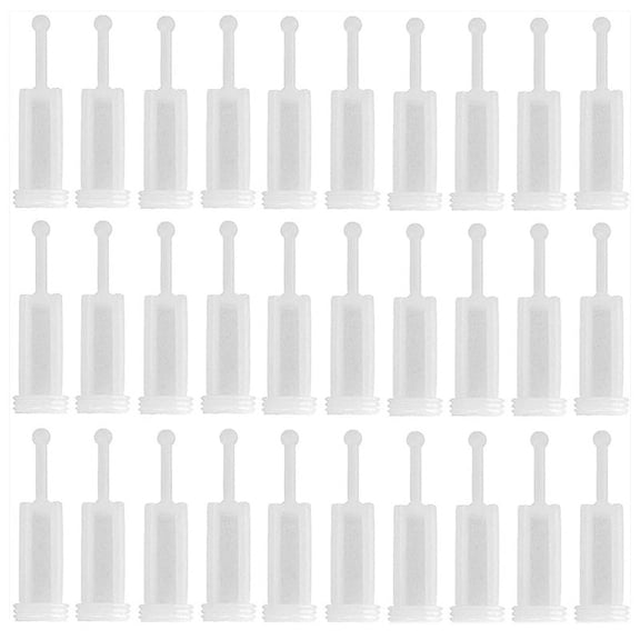 30Pcs Universal Tool Filters Disposable HVLP Feed Paint Strainers Fine Mesh, White,30 x Filters Fine Mesh,White