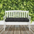thumbnail image 4 of Patio Bench Cushion, Black Ink, Stripe, 48"W, 4 of 8