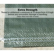 Sandbaggy Sandbags for Flooding, Green, 25 Count