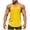 Yellow, variant on Dianli Summer Fitness Mens Muscle Tank Top Solid Color Quick-Dry High-Elasticity Slim-Fit Cotton Round Neck Short Sleeve Workout Tee Muscle Vest Training Top Gym Training