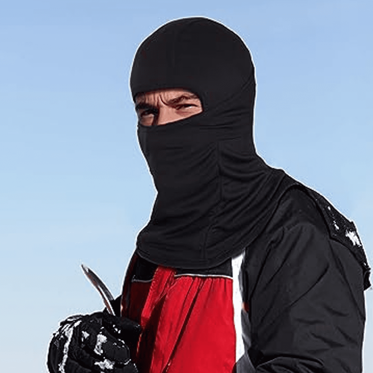 3 Pieces Ski Mask Balaclava Full Face Mask for Men Women Windproof Balaclava Sun Protection Breathable Face Cover,black