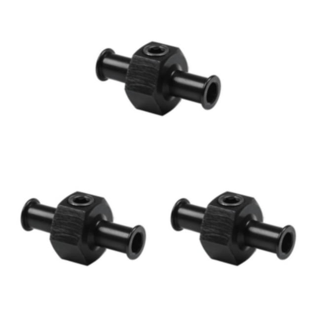 Baohd Nitrous Pressure Gauge Adapter Simple And Effective With Seal Gauge T High Durability black 3Set