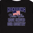 thumbnail image 4 of Inktastic Veterans Day Military Honoring Those Who Serve Boys or Girls Long Sleeve Toddler T-Shirt, 4 of 5