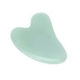 thumbnail image 3 of Gua Sha Outil Facial, Guasha de Pierre de Jade Pratique Réduire les Rides des Ridules Pratique avec 1pcs pour le Visage du Cou, Revers Coeur Pêche Vert Foncé, Coeur Pêche Vert Clair, 3 of 8