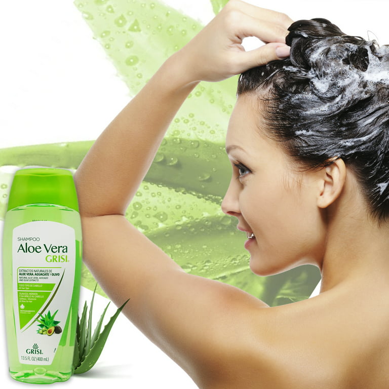 Asser os selv krone Grisi Aloe Vera Moisturizing Daily Shampoo, 13.5 fl oz - Walmart.com