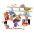 thumbnail image 3 of Bloques de madera Balance Juego de balance de madera Beads Educational Animal Apilación de bloques de construcción para niñas Regalos de cumpleaños, 3 of 9