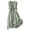 Vert, variante sur Robe Tunique en Coton et Lin pour Femmes, Nœud à l'Avant, Manches 3/4, Robe Maxi Décontractée, Couleur Unie, Plissée, Col Ras du Cou, Robe d'Été