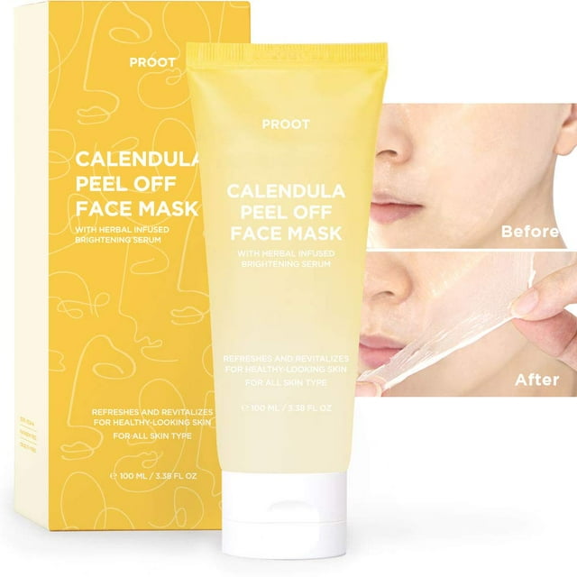Mascarilla exfoliante PROOT Caléndula con sérum con infusión de hierbas, 100 ml