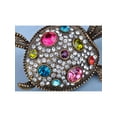 thumbnail image 5 of Dazzling Giant Colorful Crystal Rhinestone Sea Turtle Adjustable Statement Ring, 5 of 5