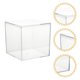 thumbnail image 4 of KAKOWELY 2 cubos cuadrados de plástico transparente para dulces, cajas de almacenamiento de moda, cajas de regalo, 4 of 5