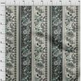 thumbnail image 3 of oneOone Cotton Poplin Twill Cocoa Brown Fabric Stripe,Floral & Paisley Sewing Fabric By The Yard Printed Diy Clothing Sewing Supplies 56 Inch Wide, 3 of 4