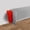 Gray, variant on Kaskawise Vinyl Wall Base Baseboard Molding Trim, 4 Inch x 20 Feet, White, Flexible Self Adhesive
