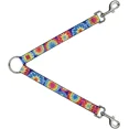 thumbnail image 1 of Buckle-Down Dog Leash Splitter 70s Tie Dye 1 Foot Long 1 Inch Wide, 1 of 1