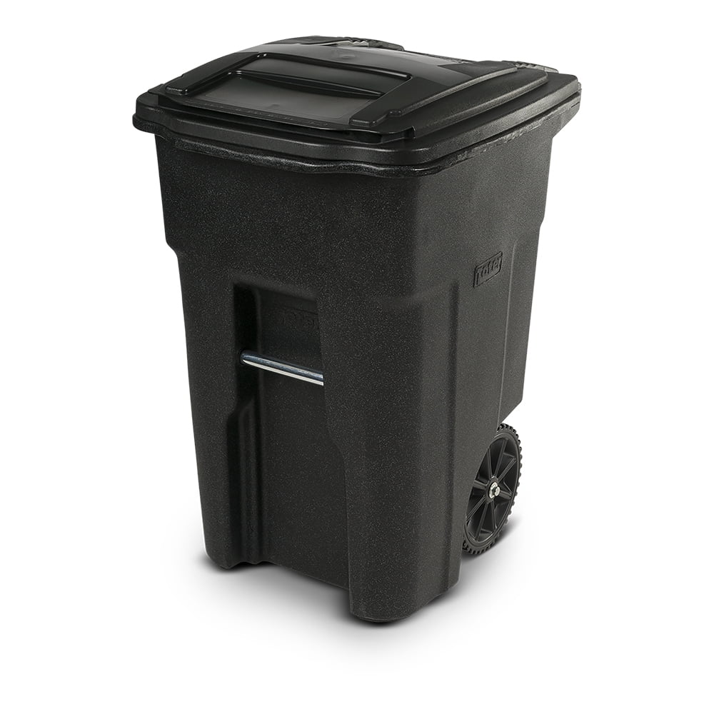 Toter 48 Gallon Trash Can Blackstone with Wheels and Lid