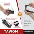 thumbnail image 5 of Tawom Valentines Day Gifts for Him/Her,21-in-1 Multitool Pocket Knife Self-locking Pliers Multi Tool Survival Gear, EDC Knife with Pouch for Outdoor, 5 of 11